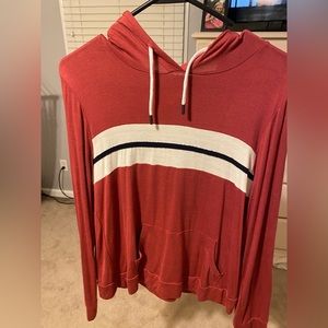 Thin long sleeve shirt with a hood!